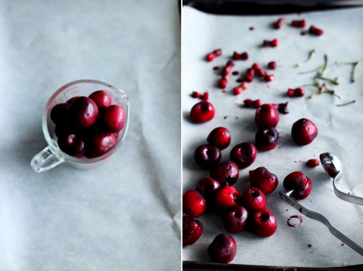 cherries & pits
