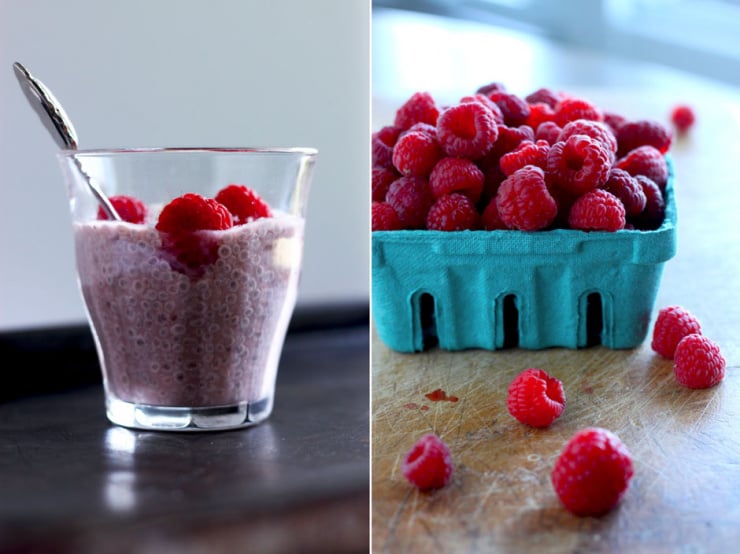 Raw Raspberry + Vanilla Chia Pudding raw raspberry and vanilla chia pudding - The First Mess