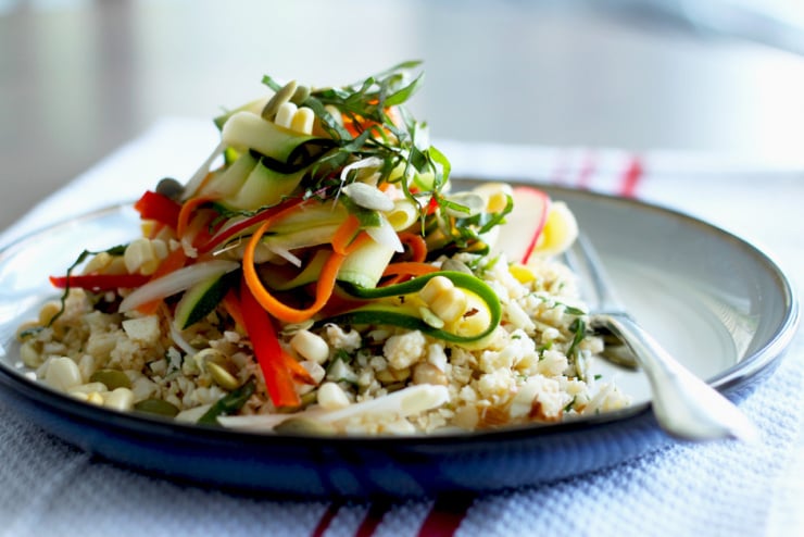 Veggie Ceviche w/ Chipotle Pepita "Pilaf" // The First Mess vegetable ceviche w/ chipotle pepita "pilaf" - The First Mess