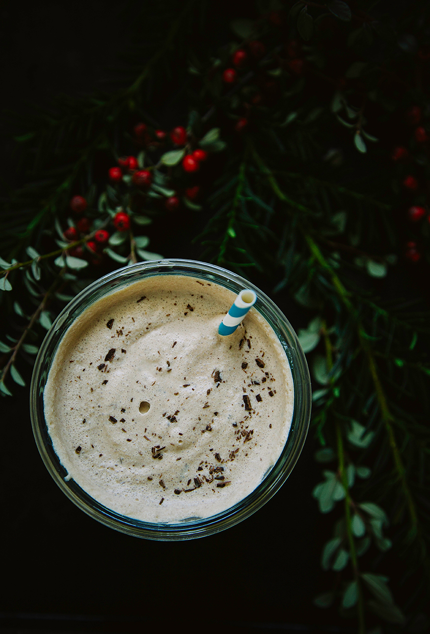 vegan earl grey + chocolate shakes // the first mess