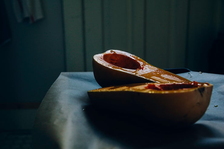 pre-roast butternut // @thefirstmess