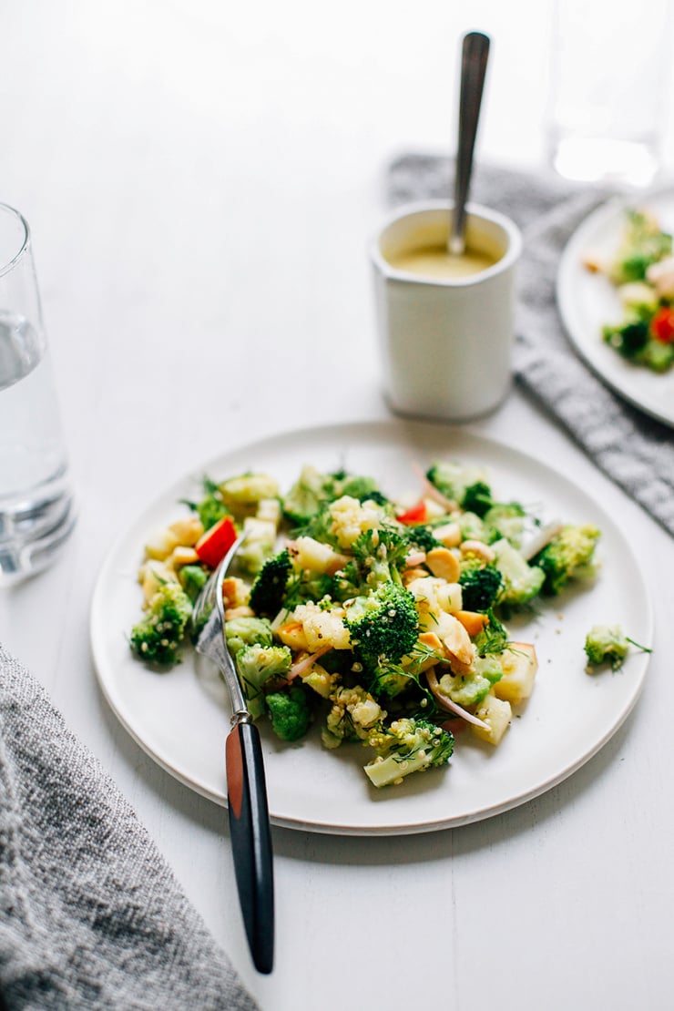 caraway and horseradish broccoli quinoa salad
