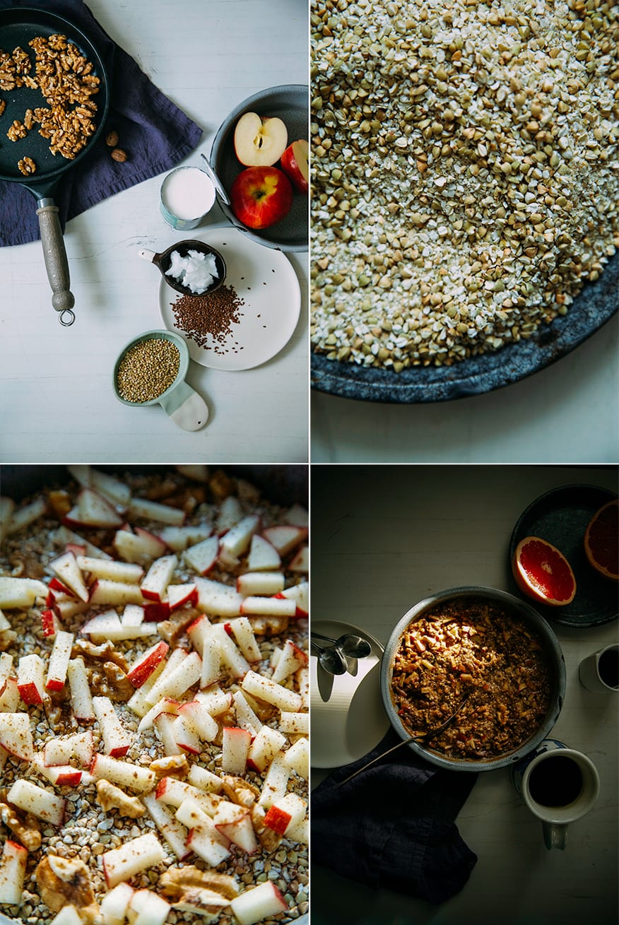 hearty apple-spice buckwheat bake (vegan + gluten-free) // www.thefirstmess.com