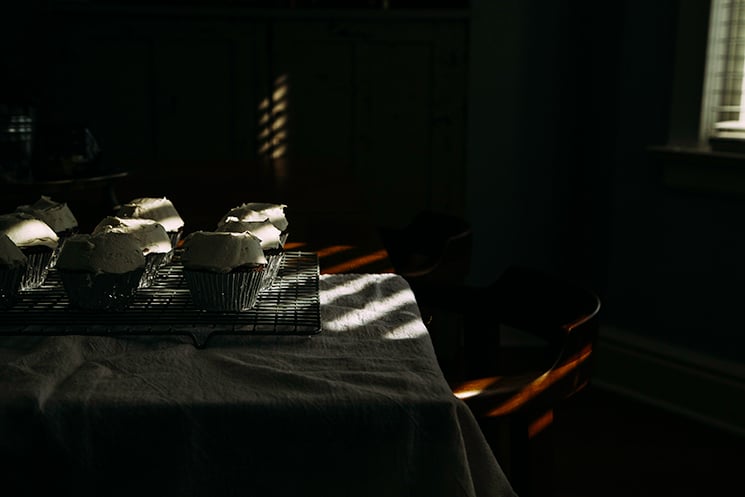 vegan chocolate passionfruit cupcakes + coconut cream frosting // www.thefirstmess.com