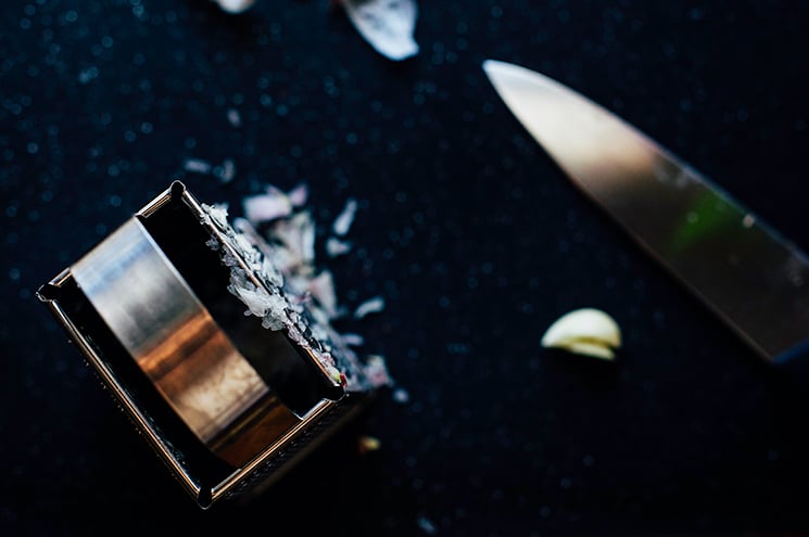 shredding shallots // via @thefirstmess