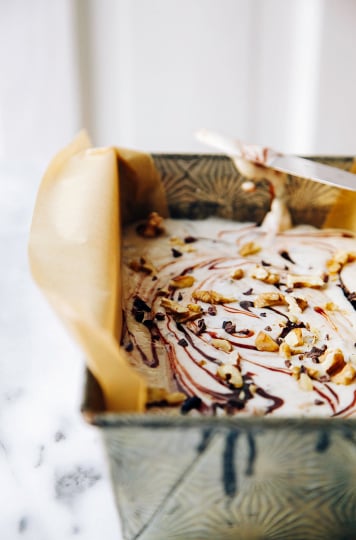 Sarah B's raw + vegan chunky monkey ice cream // via @thefirstmess