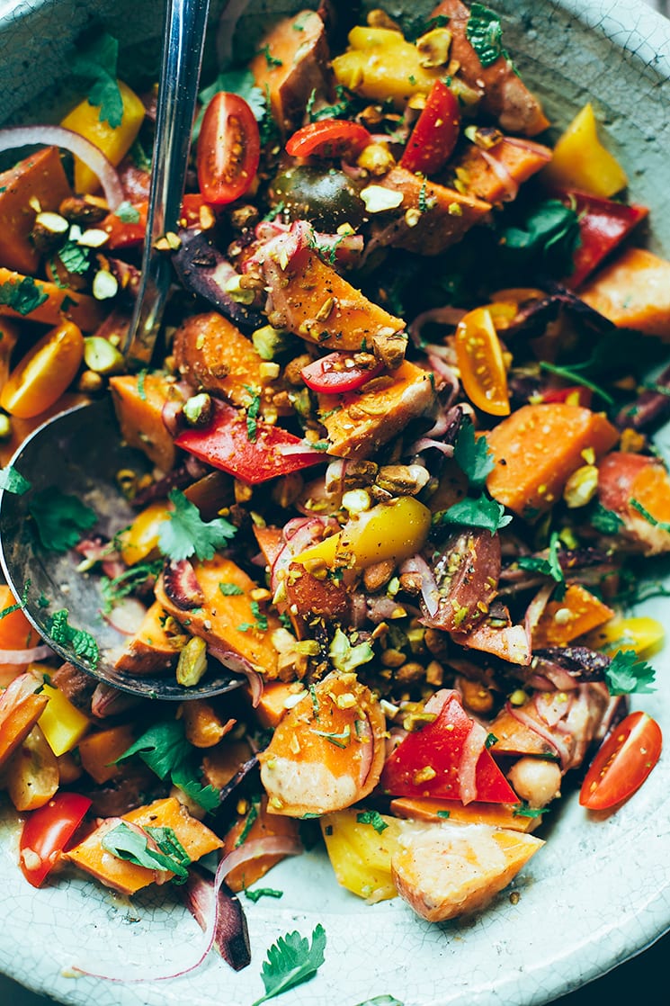 moroccan-ish sweet potato sunshine salad // thefirstmess.com