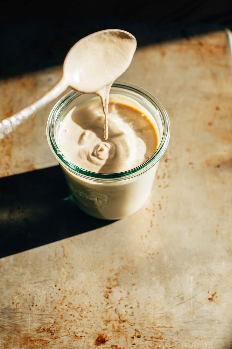 vegan special sauce + a roasted broccoli bowl // thefirstmess.com