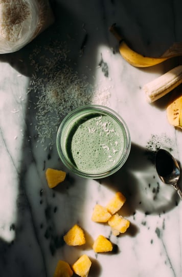 super healthy green colada - The First Mess