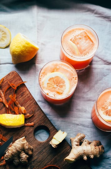 carrot ginger lemonade - The First Mess