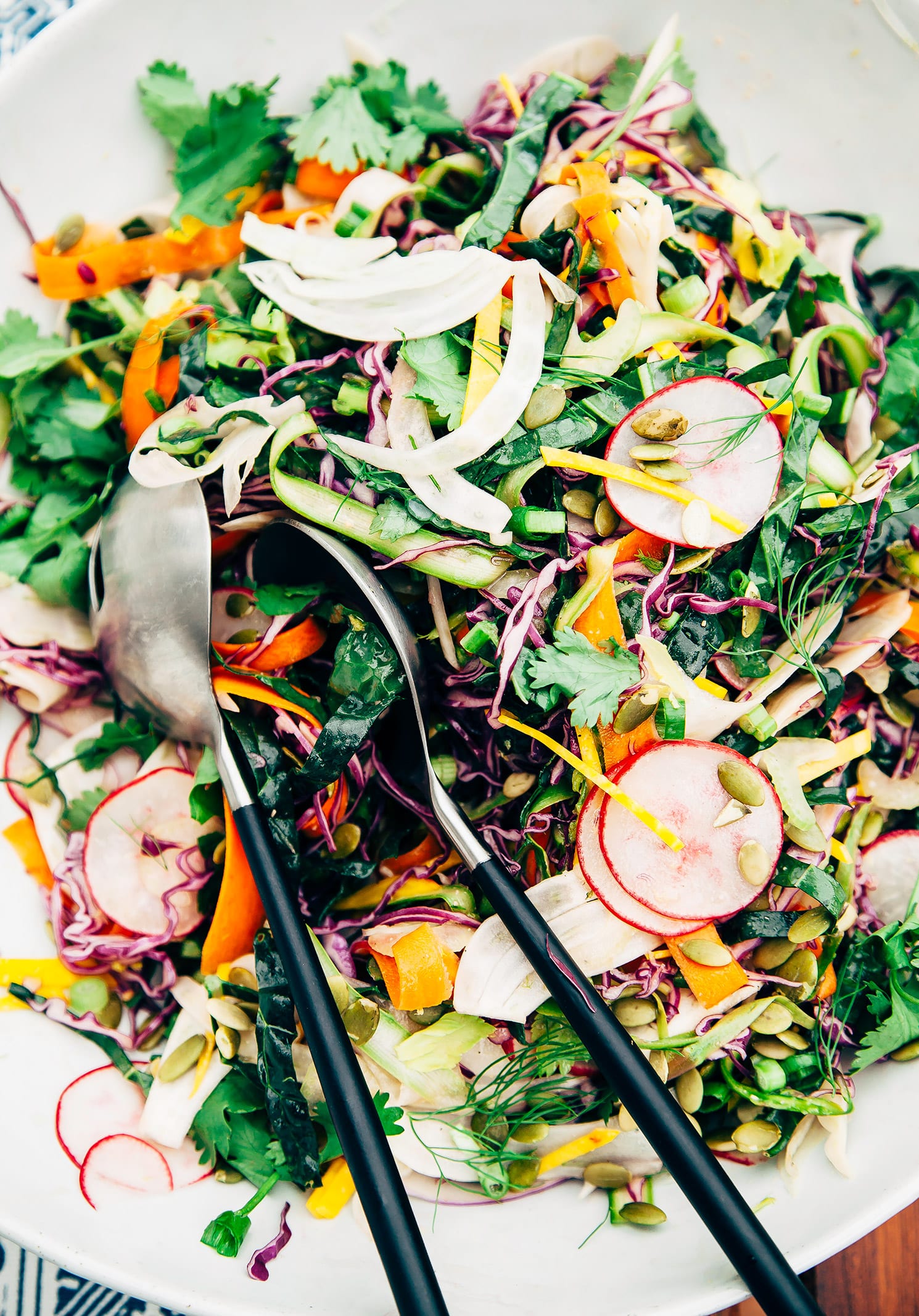 citrus miso slaw with 10 vegetables - The First Mess