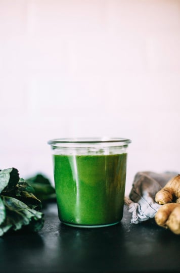 wild ginger green smoothie - The First Mess