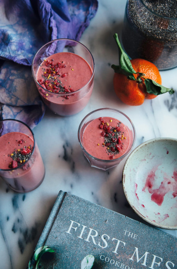 Hot Pink Beet Protein Smoothie from The First Mess Cookbook
