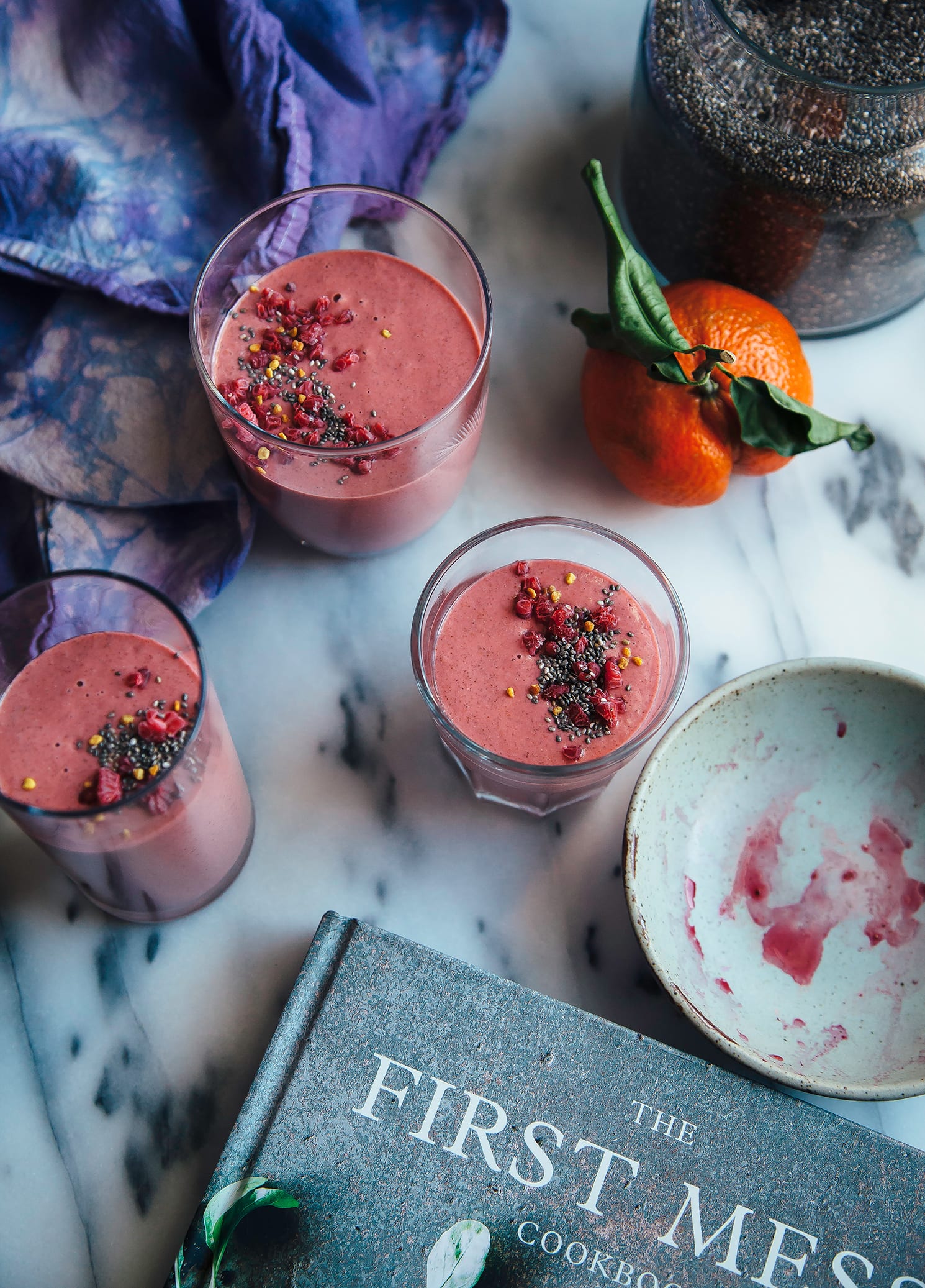 Hot Pink Beet Protein Smoothie from The First Mess Cookbook