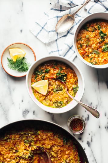 QUICK SMOKY LENTIL STEW from "Pretty Simple Cooking"