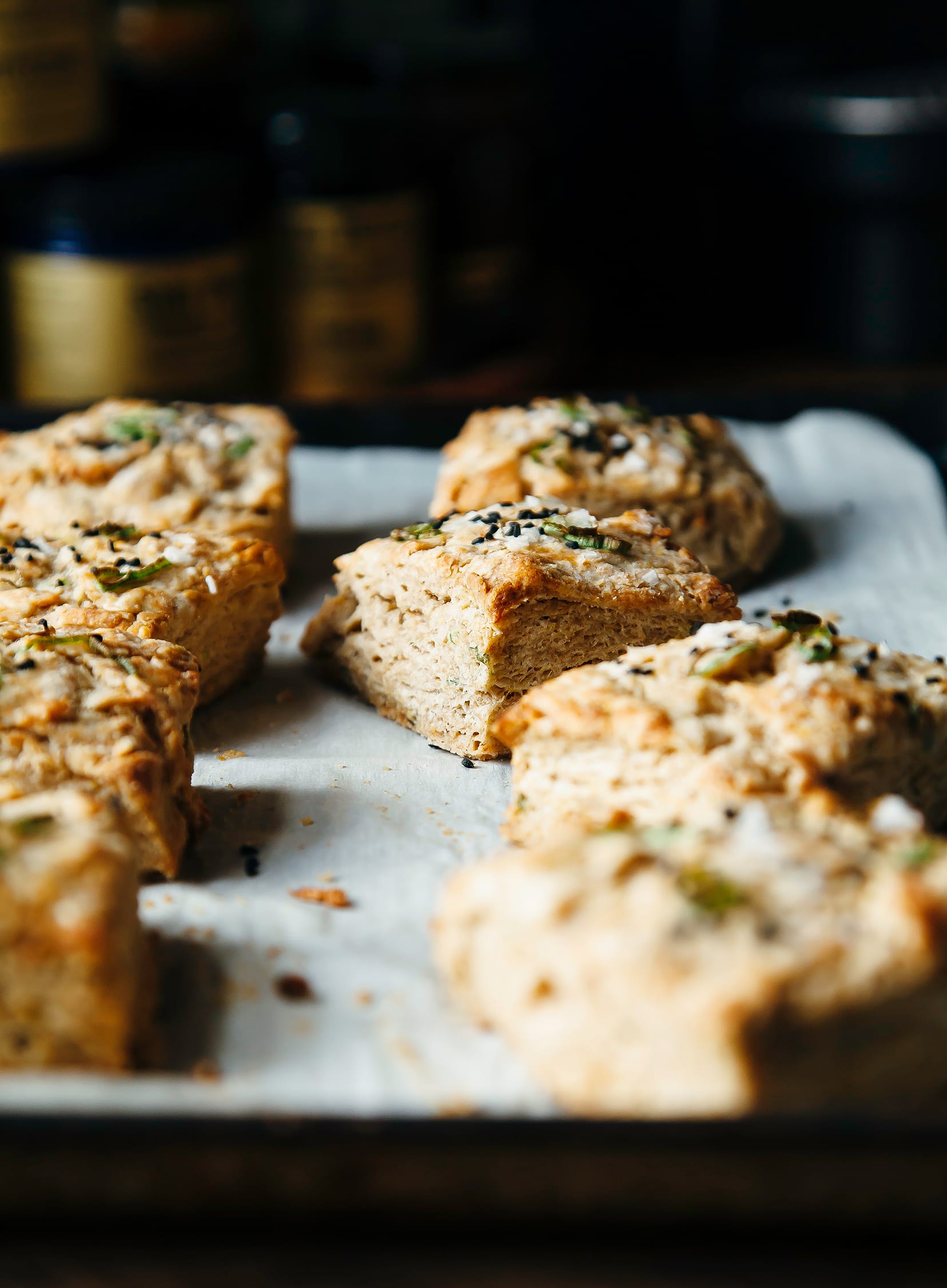 VERY GOOD VEGAN BISCUITS WITH MISO & GREEN ONIONS - The First Mess