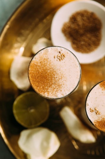 Tahini Shake with Cinnamon & Lime - The First Mess