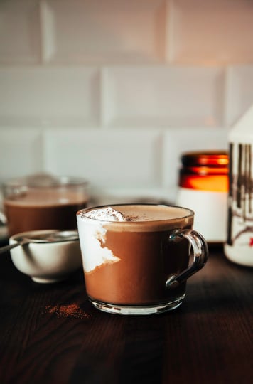 MAPLE WALNUT HOT CHOCOLATE (vegan recipe) - The First Mess