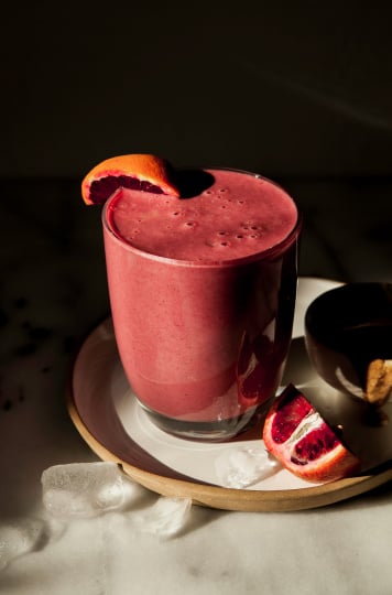 BEET & BLOOD ORANGE SPICE SMOOTHIE - The First Mess