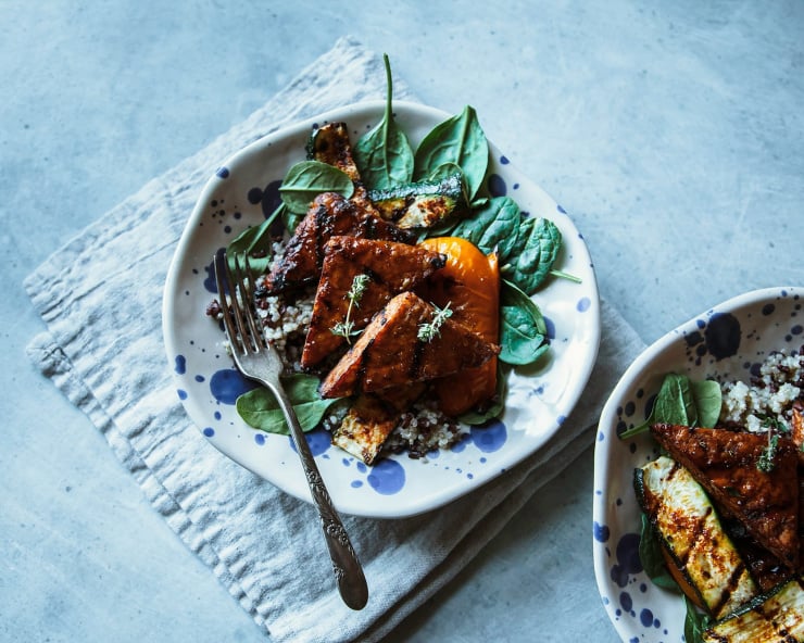 The best marinated and grilled tempeh