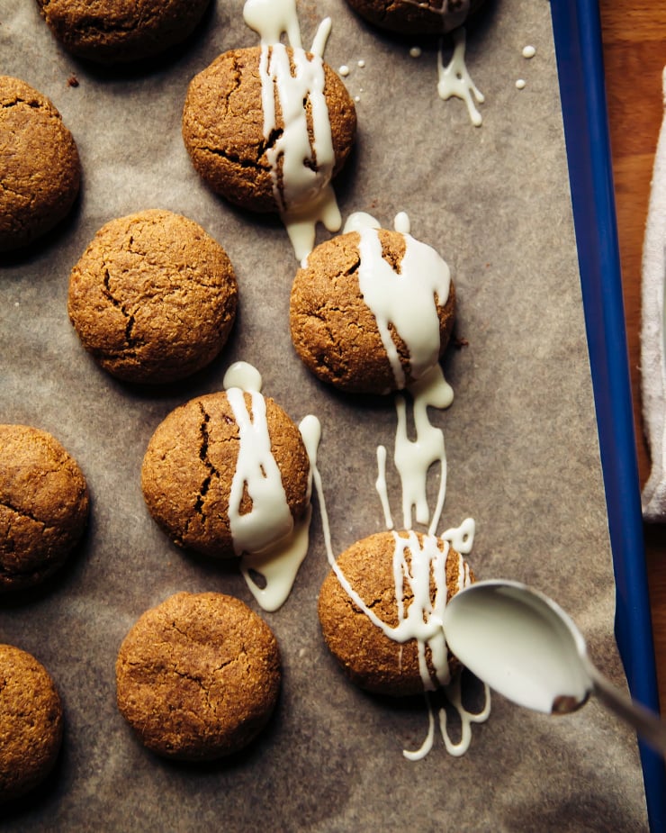 grain-free and vegan ginger molasses softies