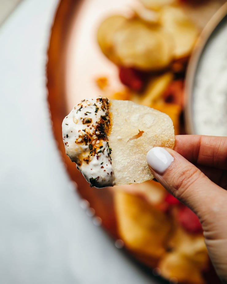 Vegan caramelized onion dip